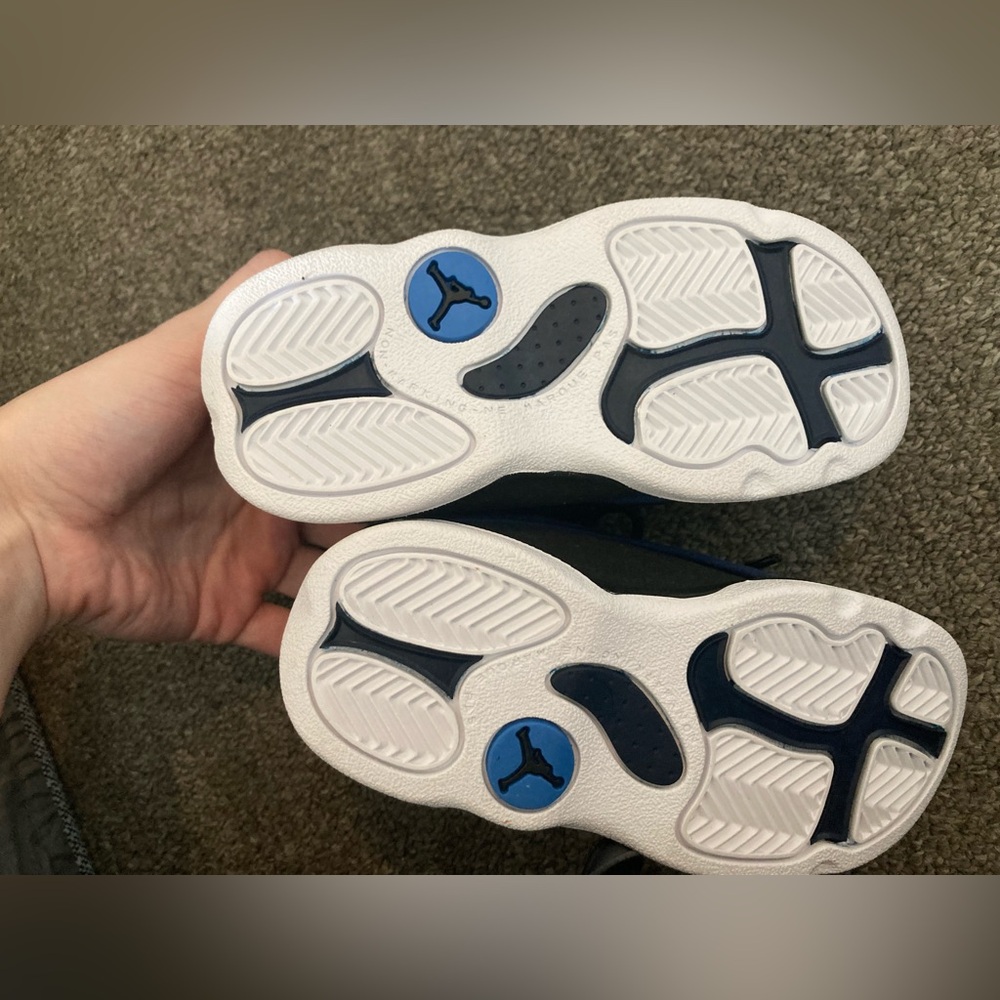 Jordan 13s toddler Sneakers - Blue and Black 8C - Picture 5 of 6